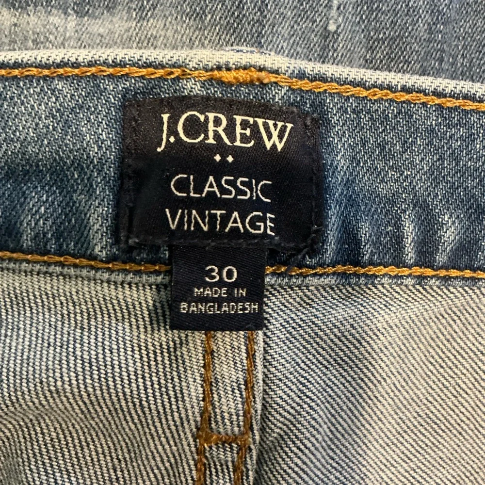 🌷 J. Crew Classic Vintage Blue Denim Jeans - Size 10 / 30 - Picture 5 of 7